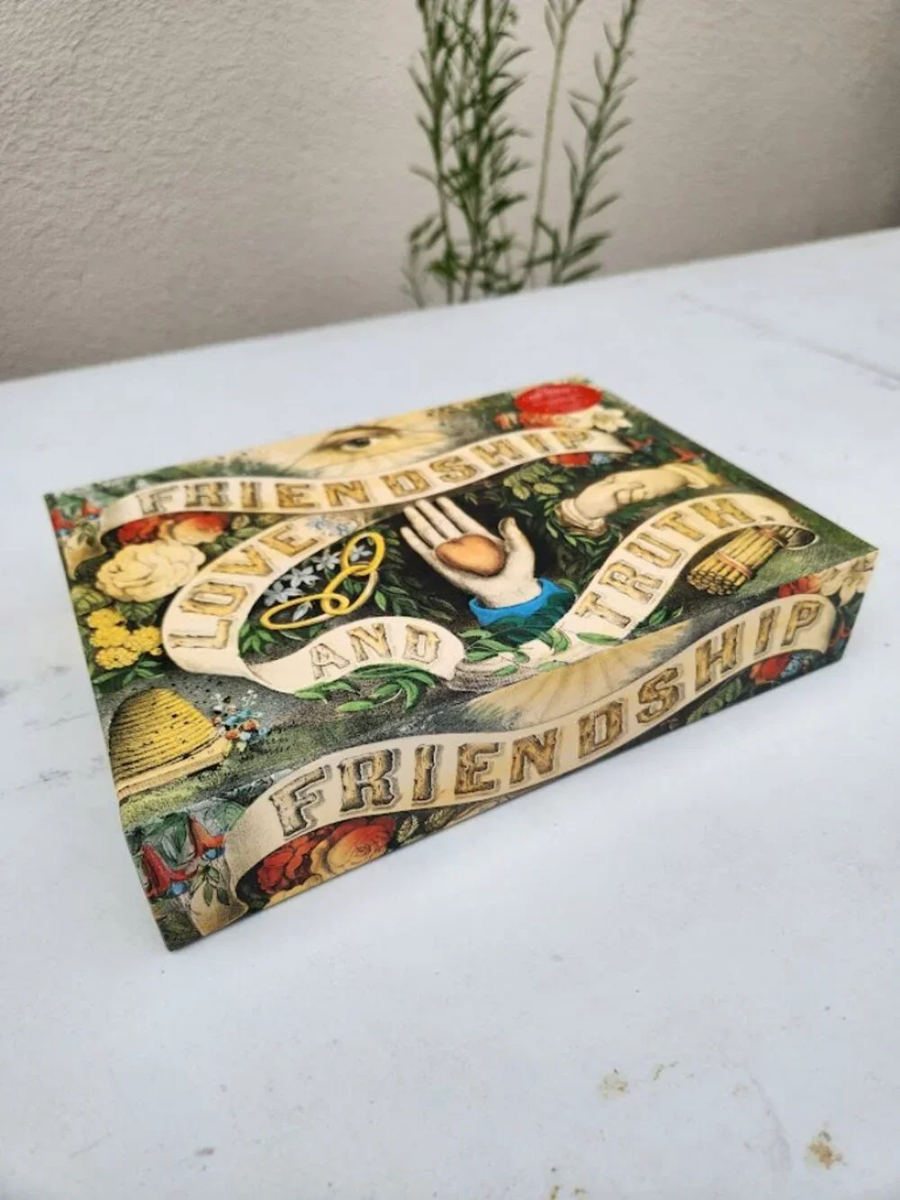 1000 Piece Jigsaw Puzzle Vintage Artwork Friendship Love Truth by John Derian